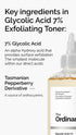 The Ordinary Glycolic Acid 7% Exfoliating Toner 240ml