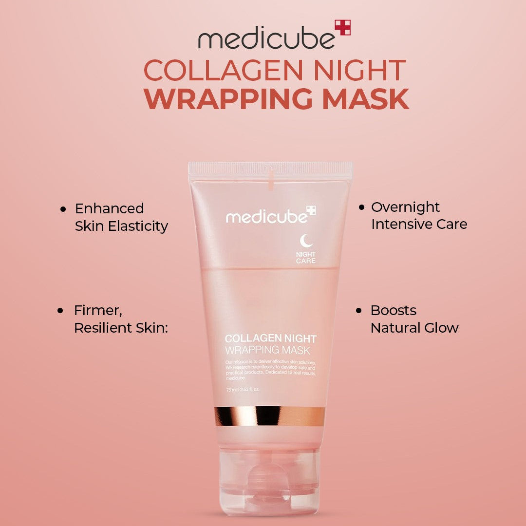 Medicube Collagen Night Wrapping Mask - Anti-Aging Overnight Treatment 75ml
