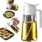 Glass Oil Dispenser Bottle with Measuring Pump | Leakproof & BPA-Free | Perfect for Olive Oil, Vinegar, and Cooking Oils.