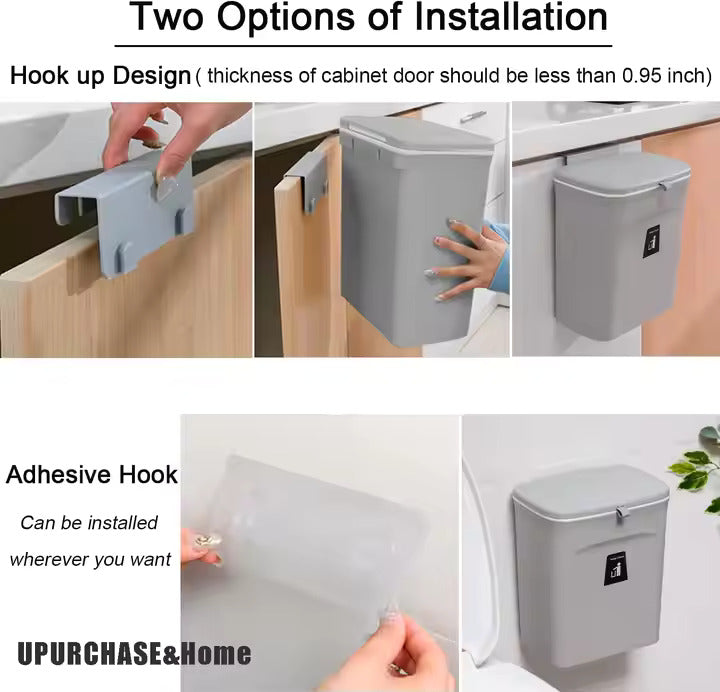 Kitchen Compost Bin for Counter Top or Under Sink Hanging