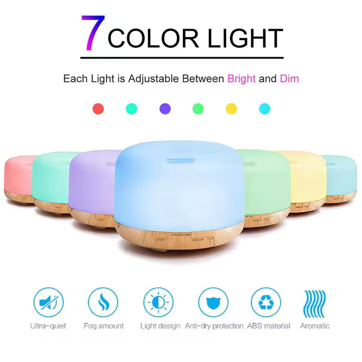 500ml Premium, Essential Oil Diffuser with Remote Control