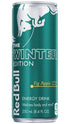 Red Bull energy drink can with 'The Winter Edition' label on a white background